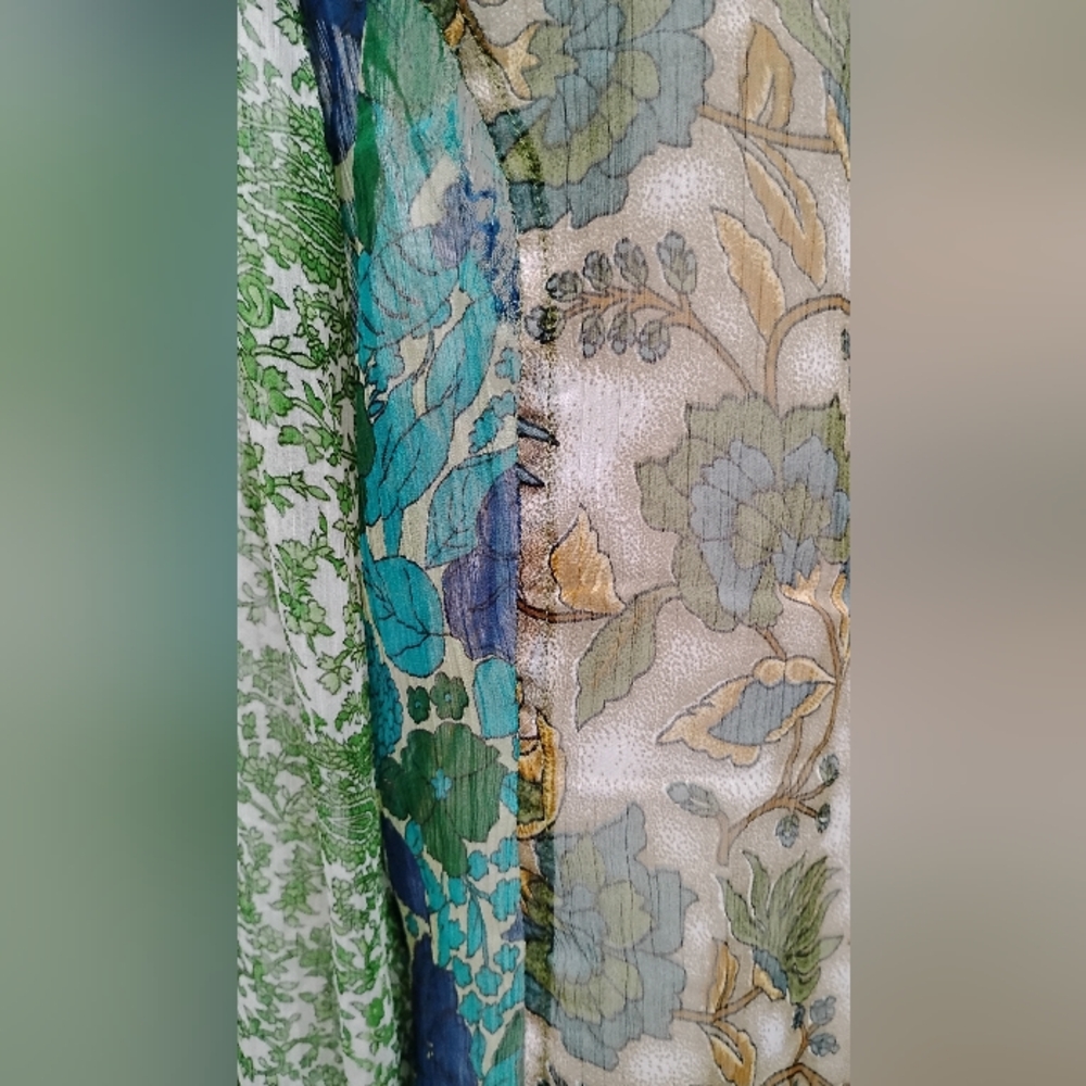 Kikit Poly Chiffon Patchwork Blouse - image 4